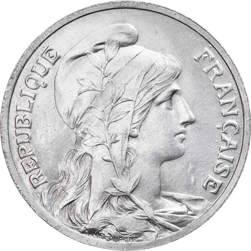 Coin, France, Dupuis, 10 Centimes, 1908, ESSAI, , Aluminium, Gadoury:34.10