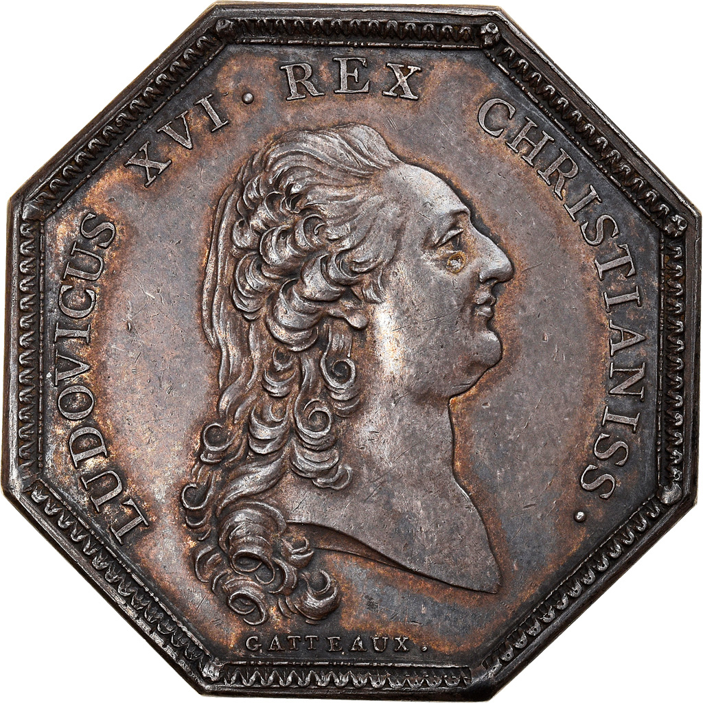 France, Token, Louis XVI, Conseil de Santé des Hôpitaux militaires, 1788
