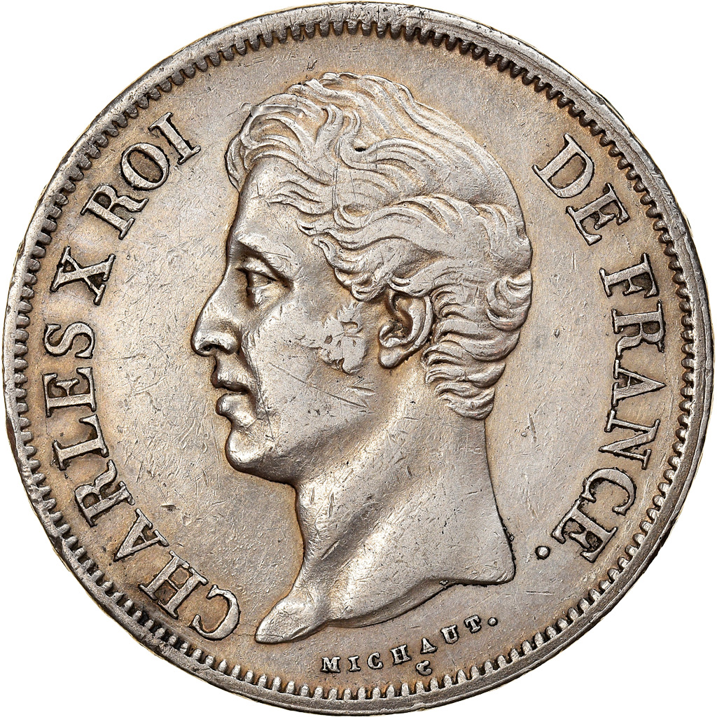 Coin, France, Charles X, 5 Francs, 1830, Paris, , Silver, KM:727