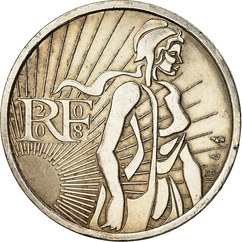 Frankreich, 5 Euro, 2008, SS+, Silber, Gadoury:EU287