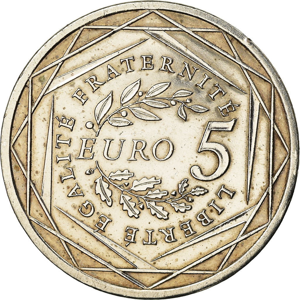 Frankreich, 5 Euro, 2008, SS+, Silber, Gadoury:EU287