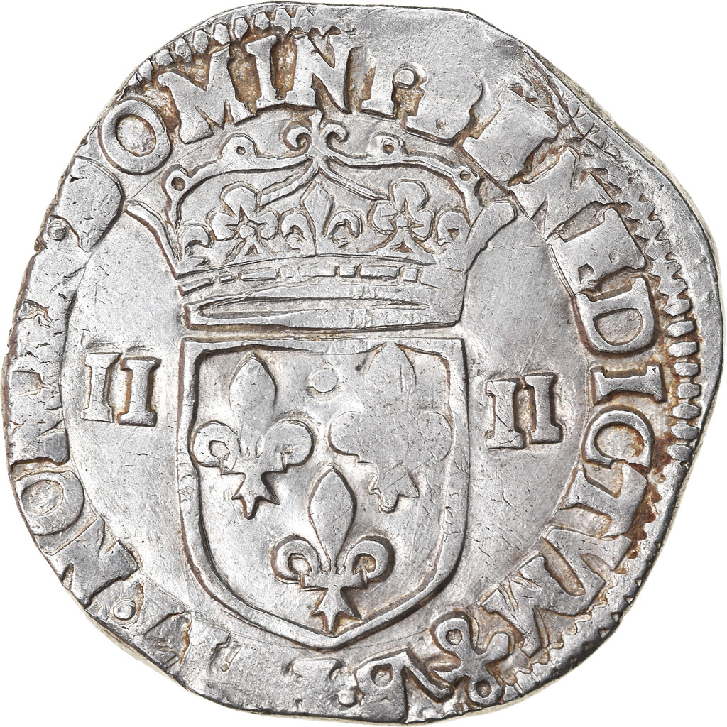 Coin, France, Louis XIII, 1/4 Écu à la croix, 1628, Bayonne, 