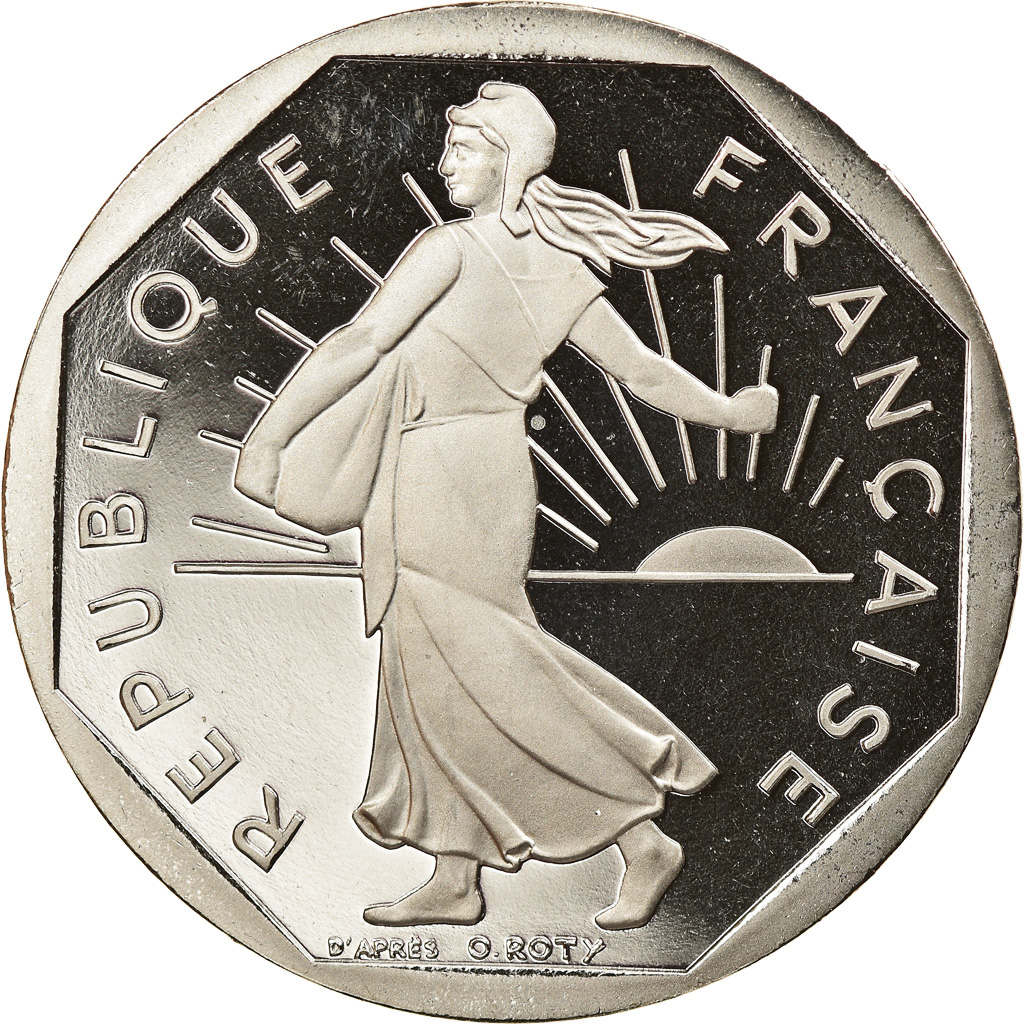 Coin, France, Semeuse, 2 Francs, 2001, Paris, Proof, , Nickel