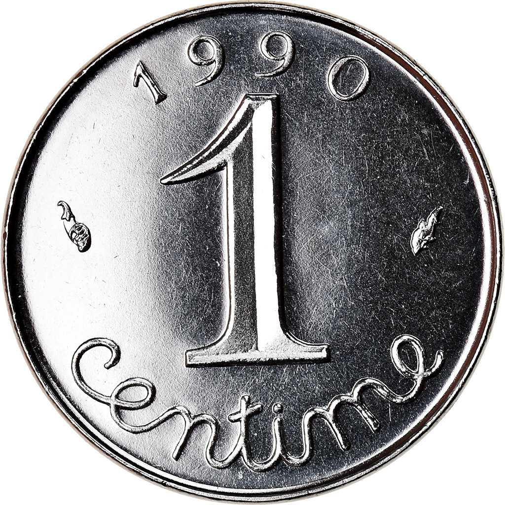 Coin, France, Épi, Centime, 1990, Paris, , Stainless Steel, KM:928