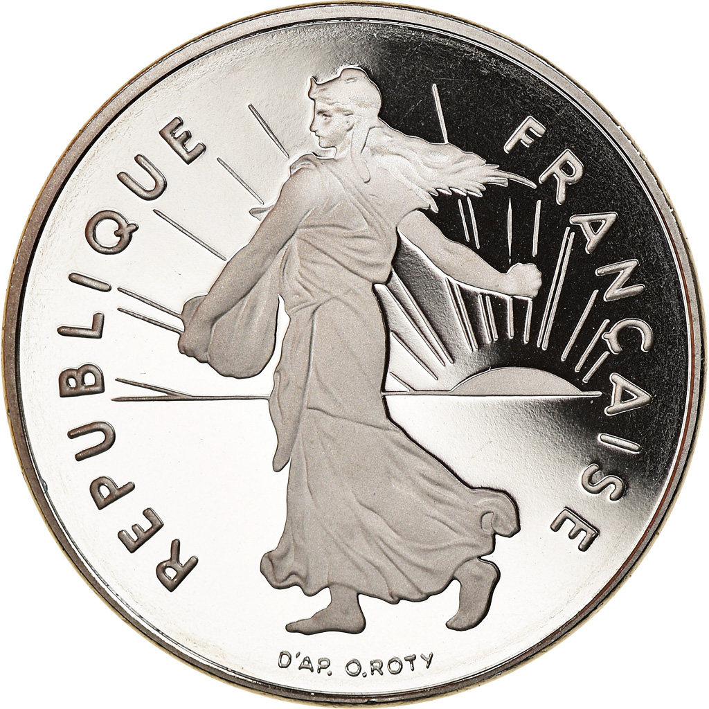 Coin, France, Semeuse, Franc, 1995, Paris, Proof, , Nickel, KM:925.1