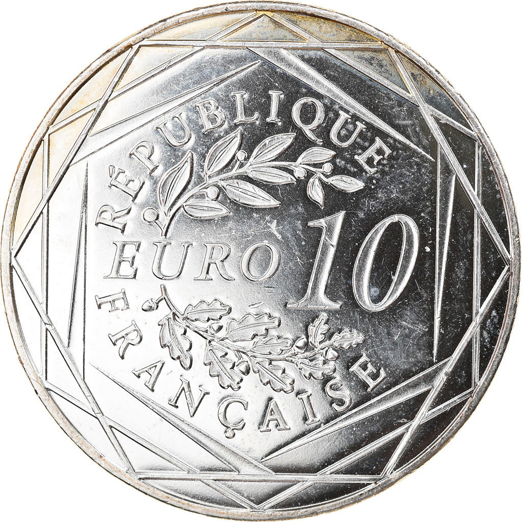 France, 10 Euro, Coq, 2014, , Silver, Gadoury:EU656, KM:2110