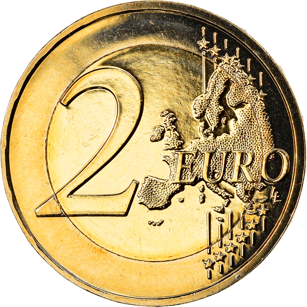 France, 2 Euro, 70 ans de Paix en Europe, 2015, , Bi-Metallic