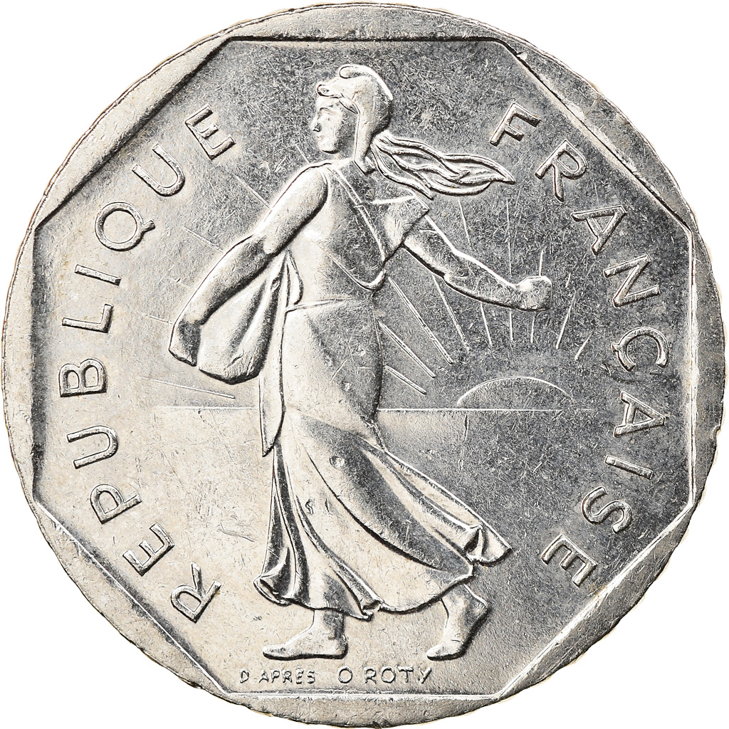 Coin, France, Semeuse, 2 Francs, 2000, , Nickel, KM:942.1, Gadoury:547
