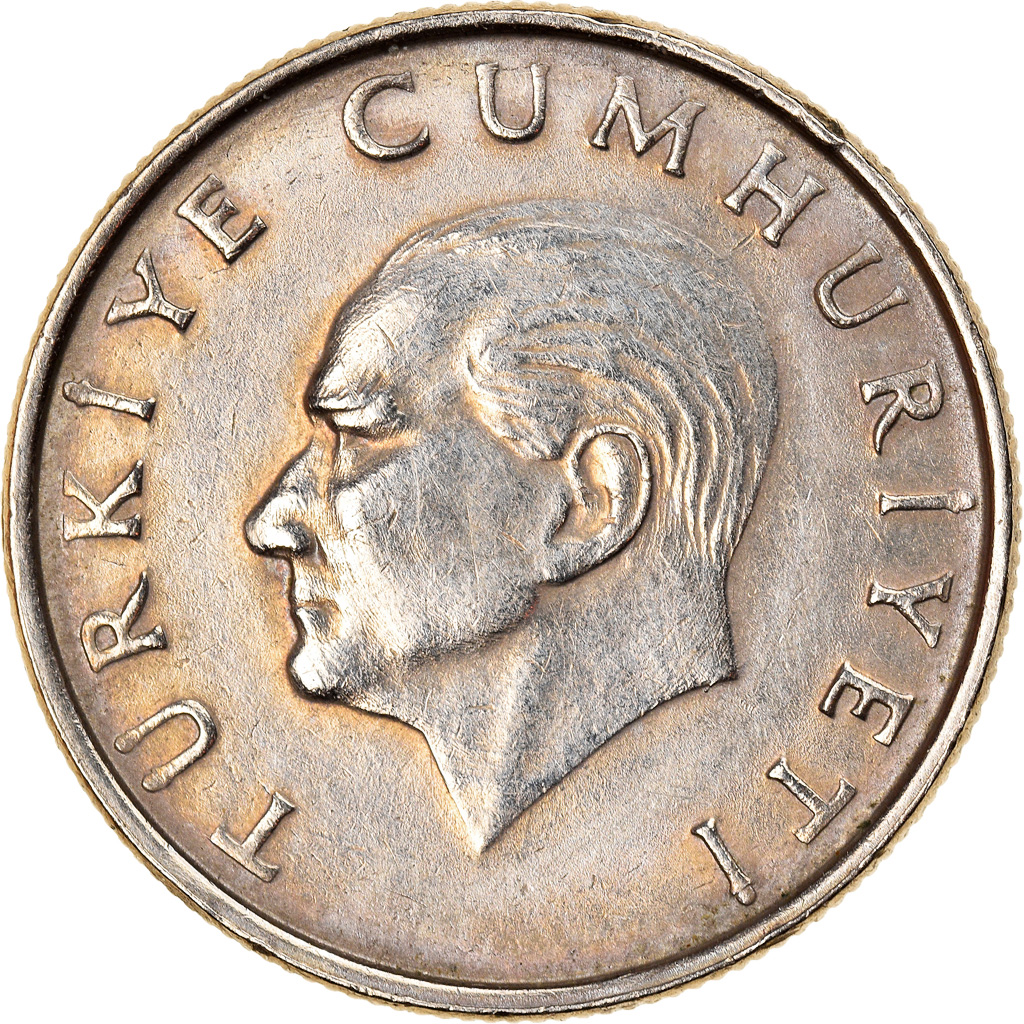 Coin, Turkey, 50 Lira, 1986, , Copper-Nickel-Zinc, KM:966