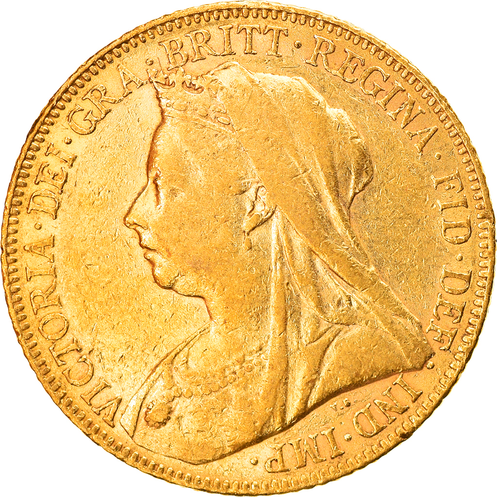 Coin, Great Britain, Victoria, Sovereign, 1900, , Gold, KM:785