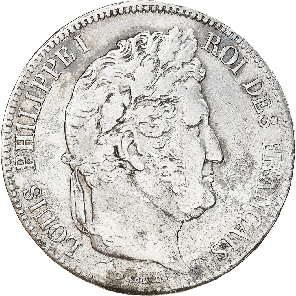 Coin, France, Louis-Philippe, 5 Francs, 1834, Lille, , Silver