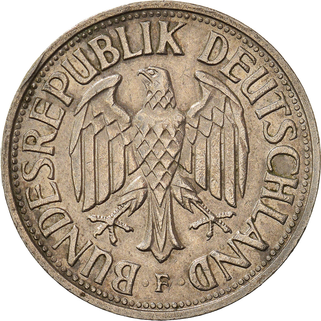 Coin, GERMANY - FEDERAL REPUBLIC, Mark, 1960, Stuttgart, 
