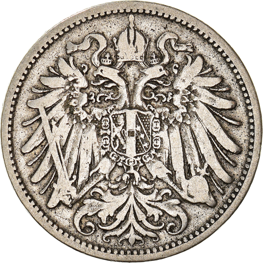 Coin, Austria, Franz Joseph I, 20 Heller, 1893, , Nickel, KM:2803