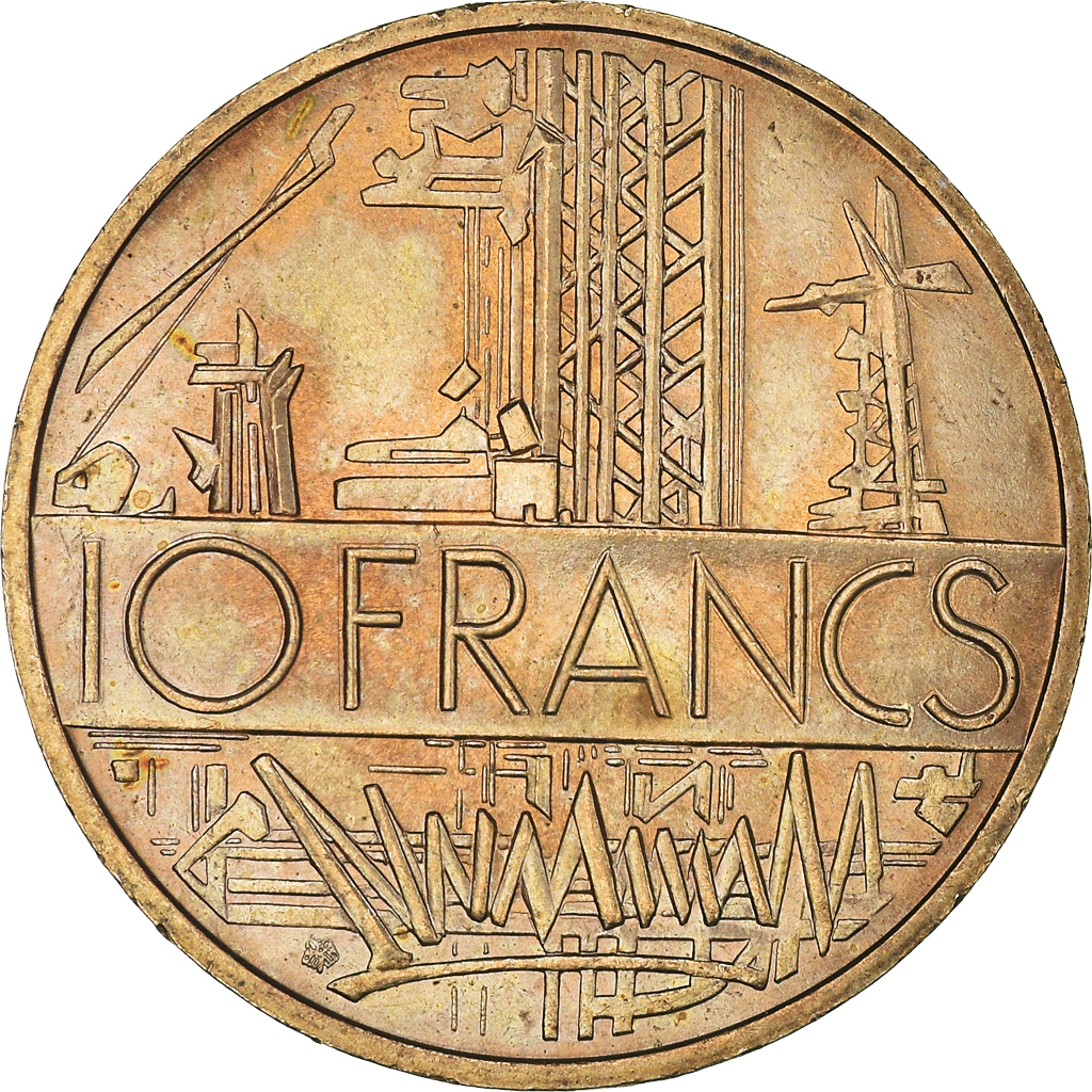 Coin, France, Mathieu, 10 Francs, 1984, Tranche A, , Nickel-brass