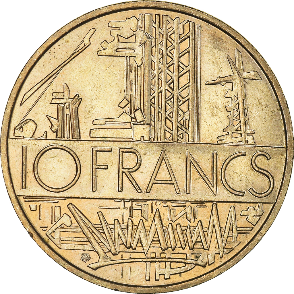 Coin, France, Mathieu, 10 Francs, 1987, Tranche A, , Nickel-brass