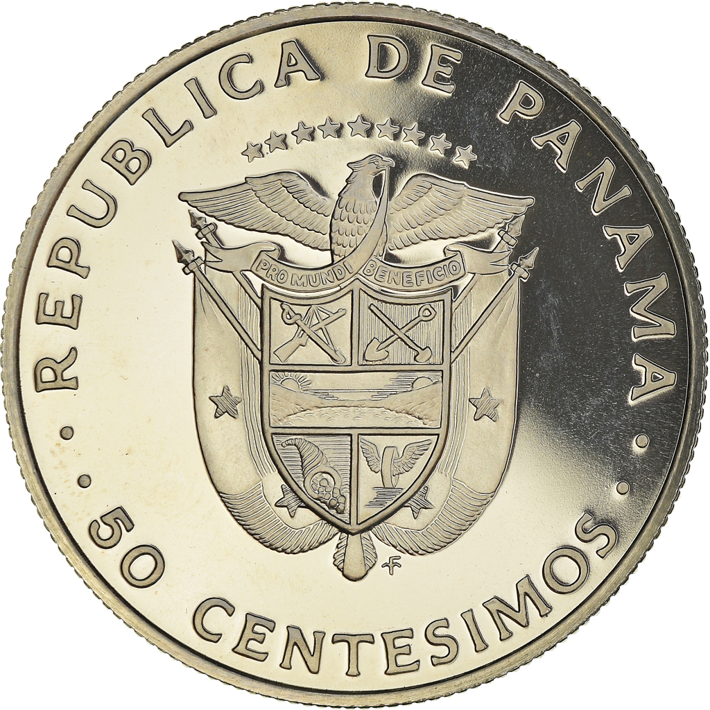[888724] moneda, panamá, 50 centesimos, 1975,