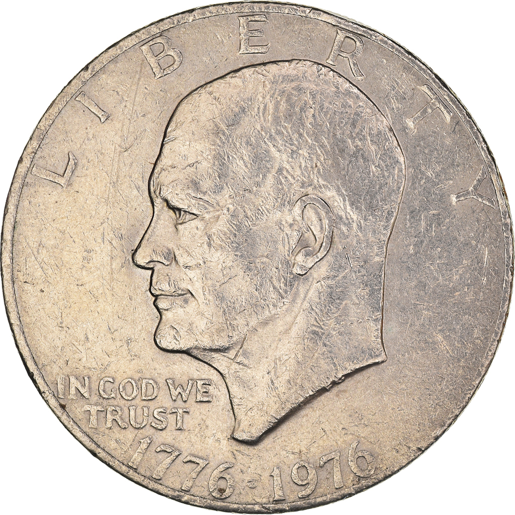 Coin, United States, Eisenhower Dollar, 1976, Philadelphia, 