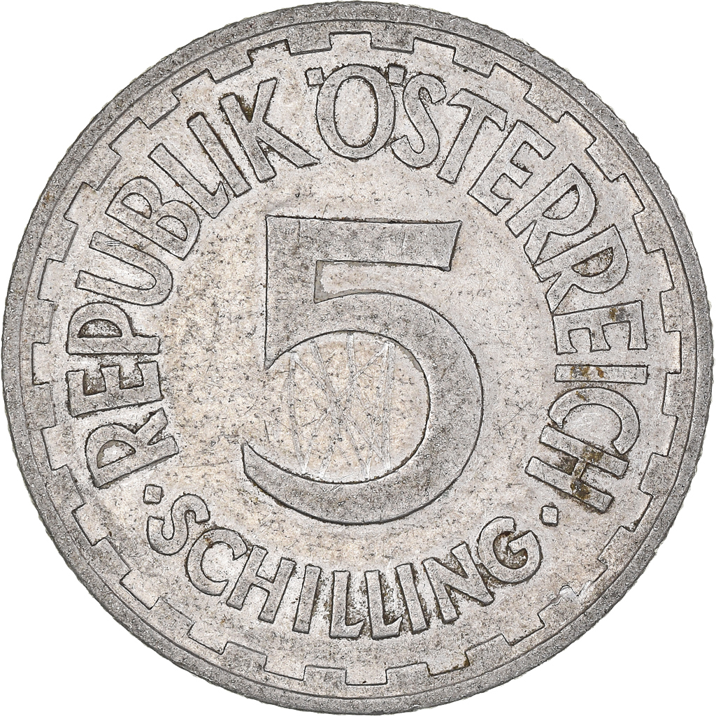 Coin, Austria, 5 Schilling, 1952, , Aluminum, KM:2879