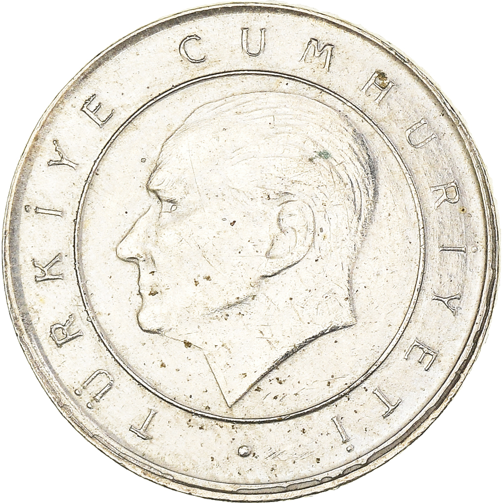 Coin, Turkey, 50000 Lira, 50 Bin Lira, 2003, Istanbul, 