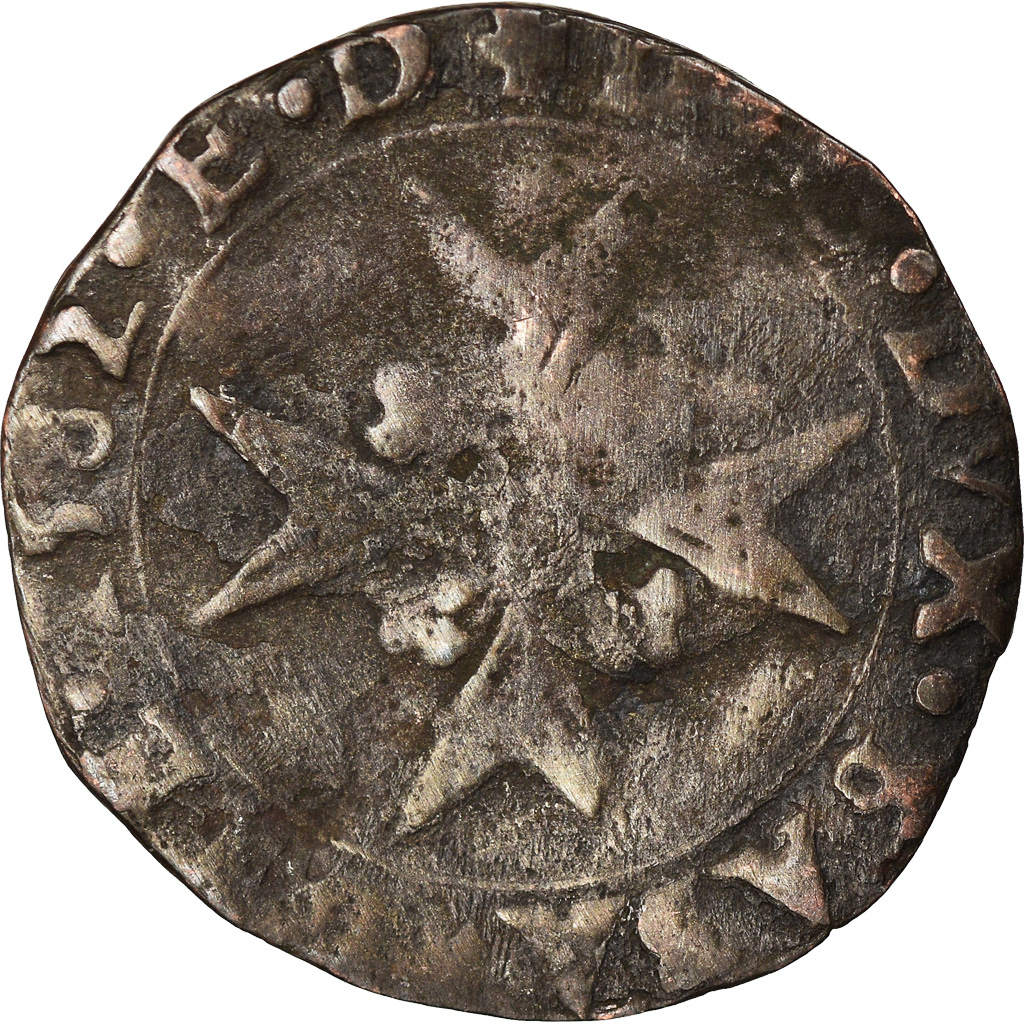 Coin, France, Charles Emmanuel I, Parpaiolle, 1582, Bourg-en-Bresse, 