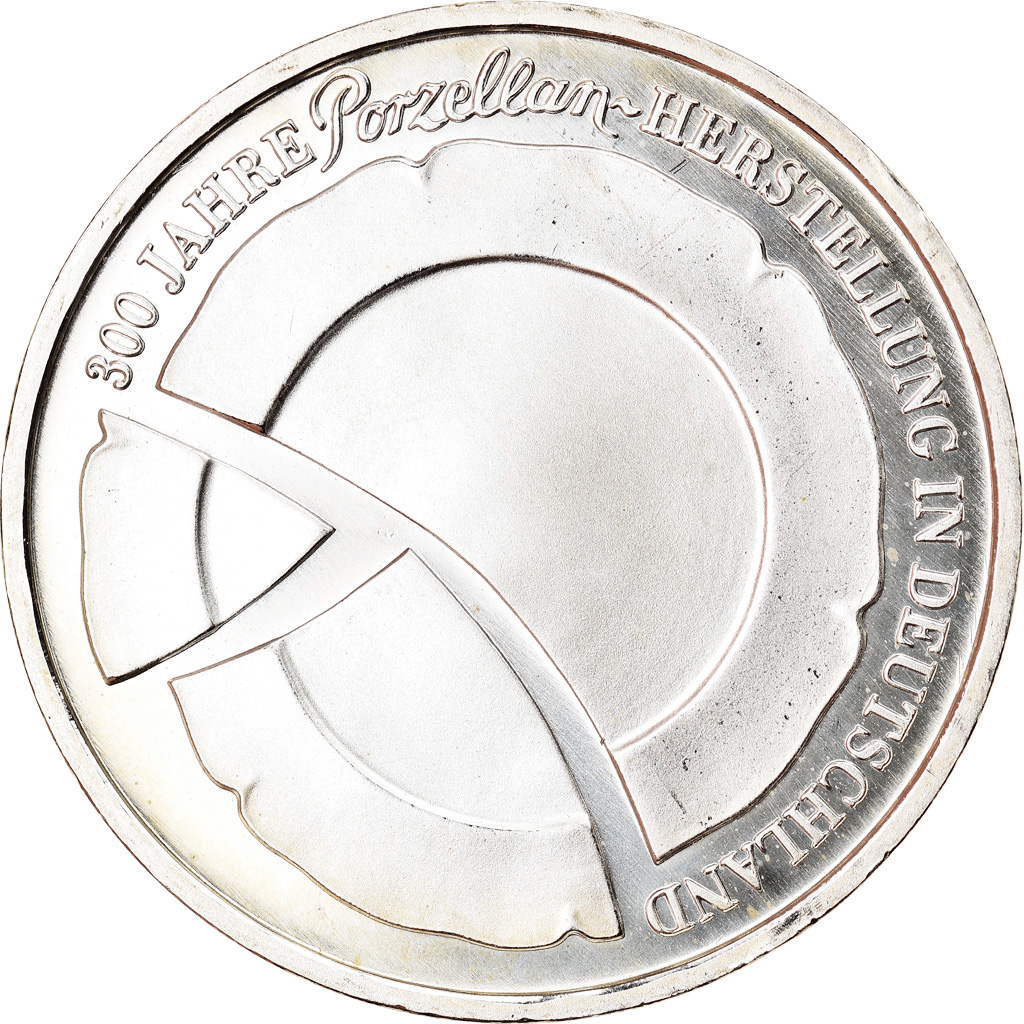 GERMANY - FEDERAL REPUBLIC, 10 Euro, Porcelain Manufacturing, 2010, Stuttgart