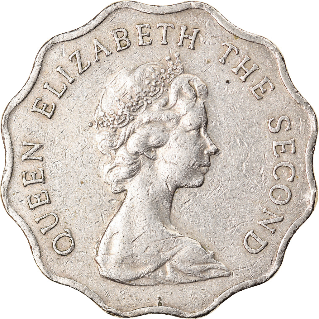 Moneda, Hong Kong, Elizabeth II, 2 Dollars, 1979, MBC, Cobre - níquel, KM:37