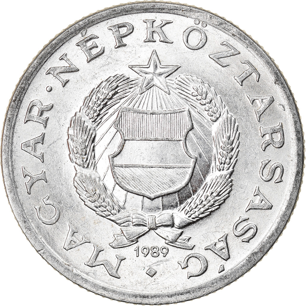 Moneda, Hungría, Forint, 1989, EBC+, Aluminio, KM:575