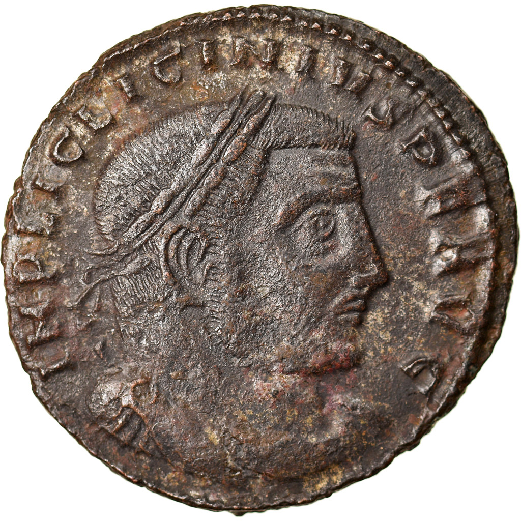 Coin, Licinius I, Follis, 312-313, Thessalonica, , Bronze, RIC:59
