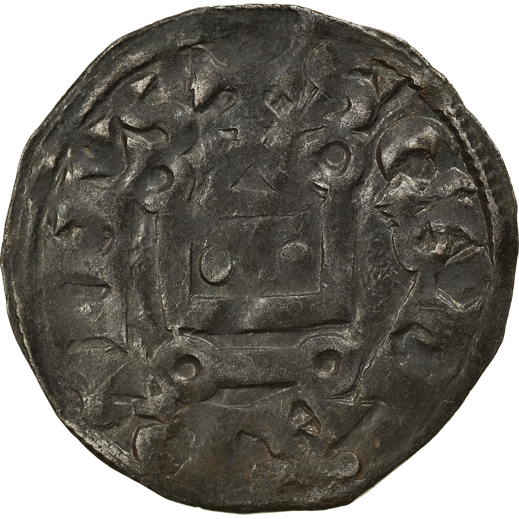 Coin, France, Touraine, Denarius, Saint-Martin de Tours, , Silver