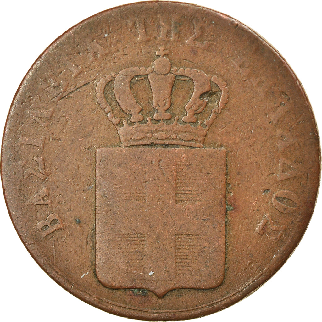 Coin, Greece, Othon, 5 Lepta, 1833, , Copper, KM:16