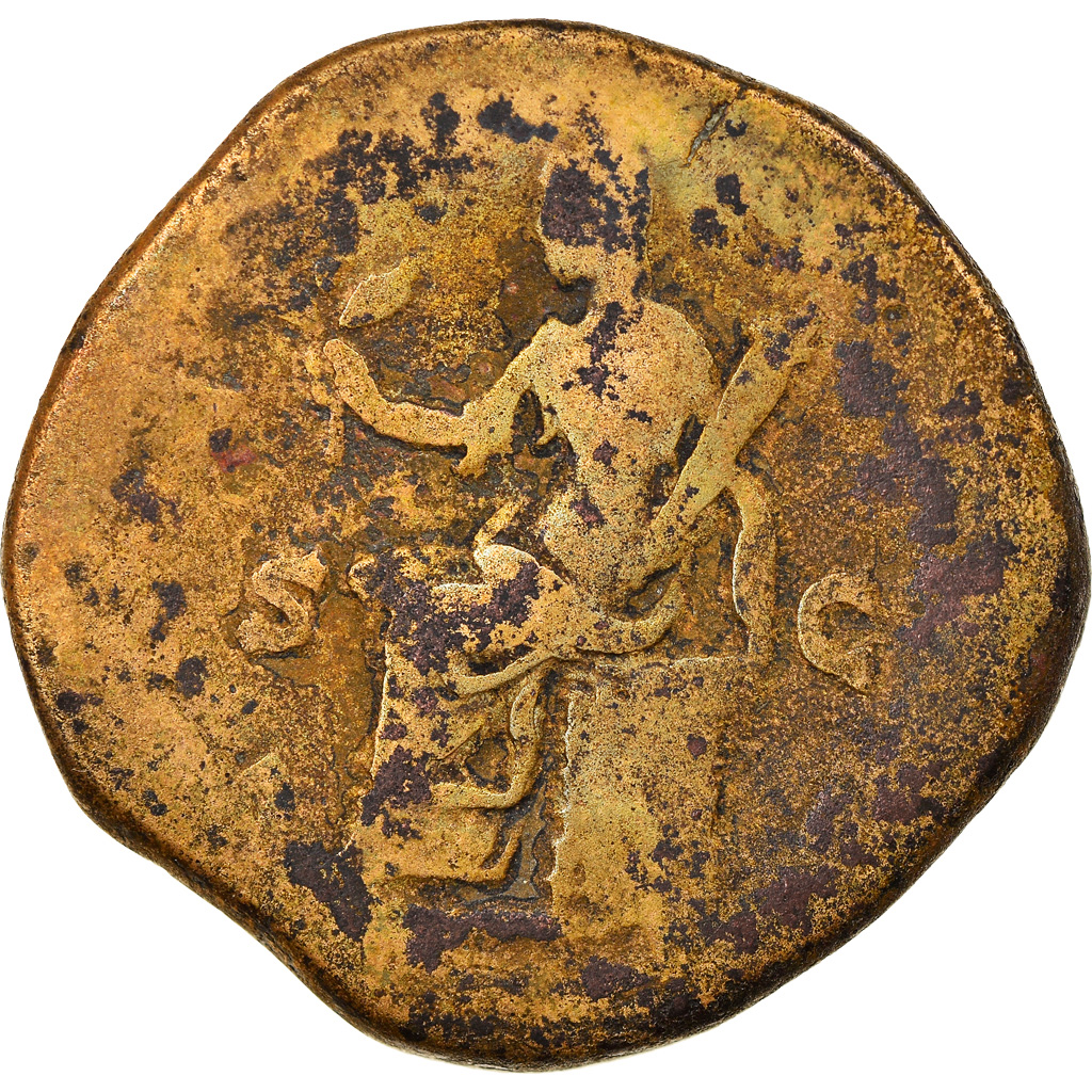 Coin, Faustina II, Sestertius, 161-164, Rome, Rare, , Bronze, RIC:1623