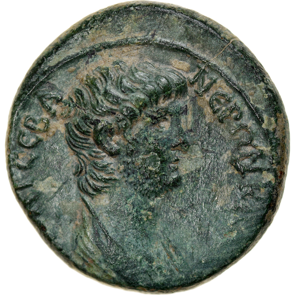 Coin, Lydia, Thyateira, Nero, Hemiassarion, 50-54, , Bronze, RPC:2381