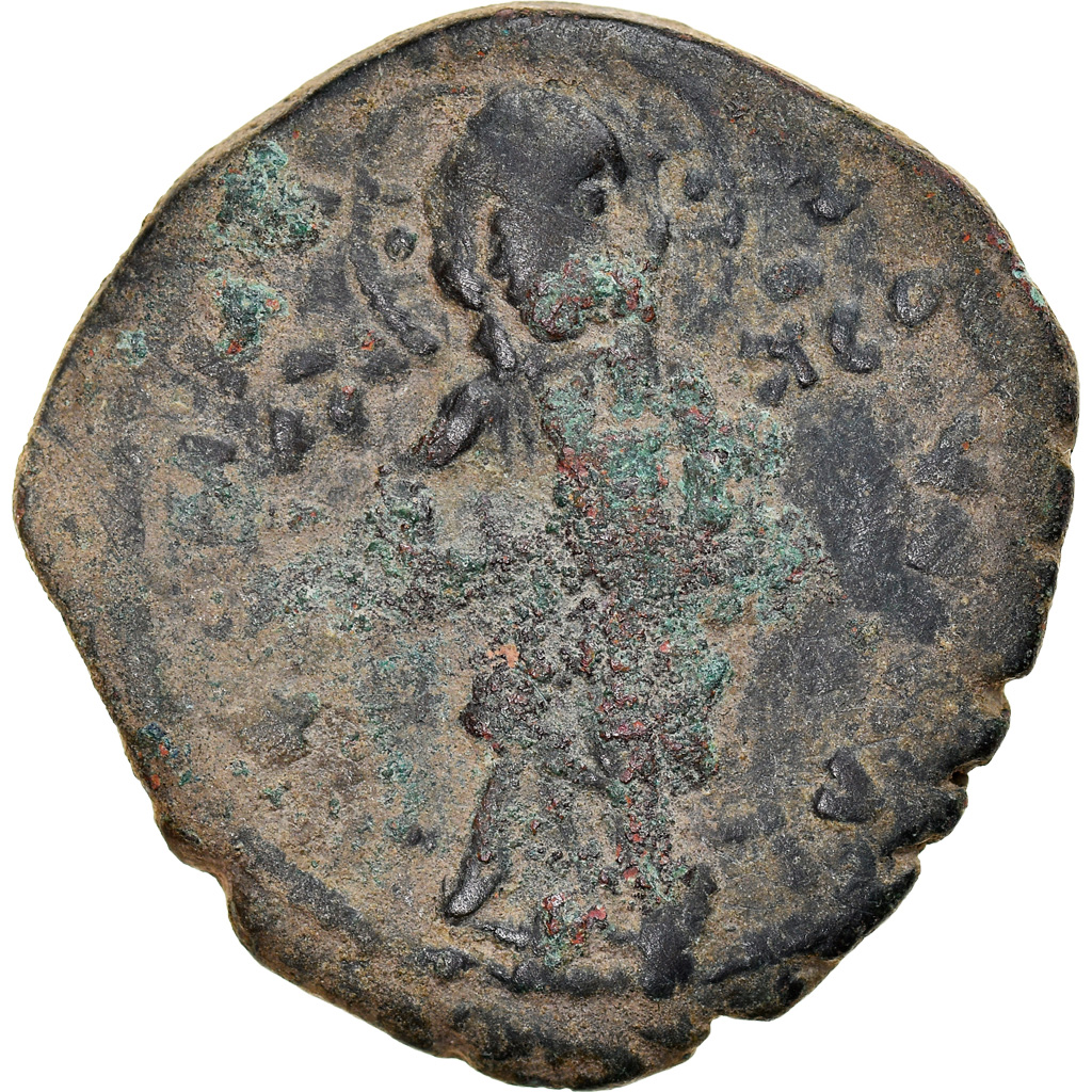 Coin, Constantine X, Follis, 1059-1067, Constantinople, , Copper