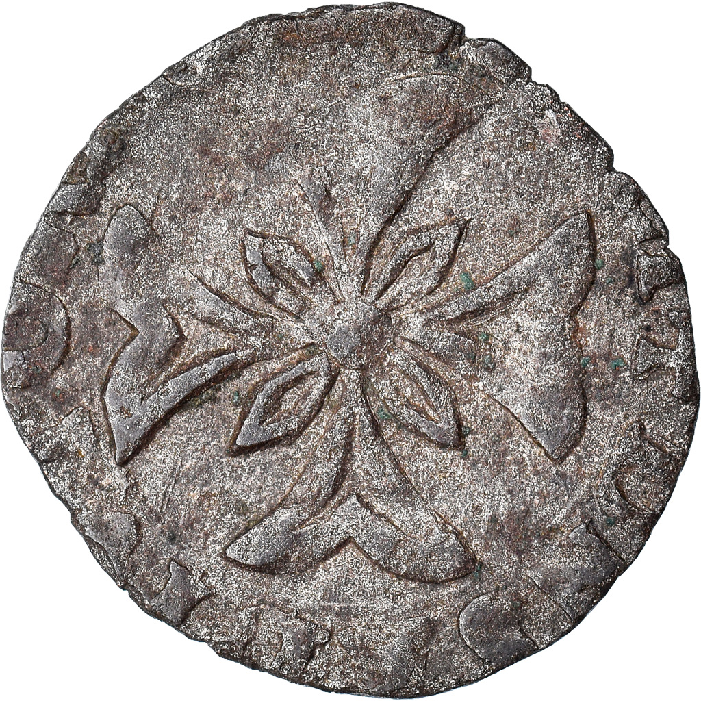 Coin, France, DOMBES, Marie de Montpensier, Liard, 1621, Trévoux, VF(20-25)