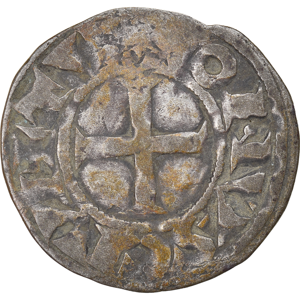 Coin, France, Touraine, Denarius, Saint-Martin de Tours, , Silver