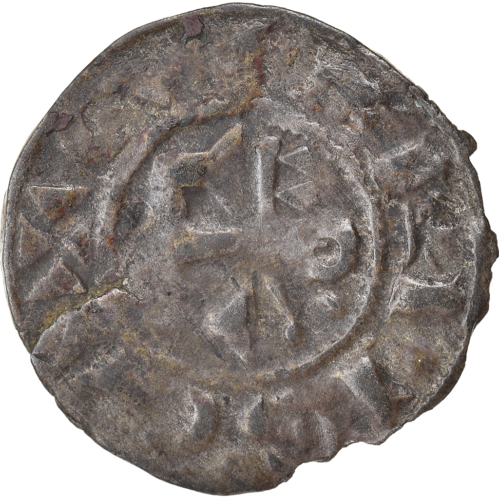 Coin, France, Berry, Geoffroy II de Donzy, Obol, 1060-1160, Gien, 