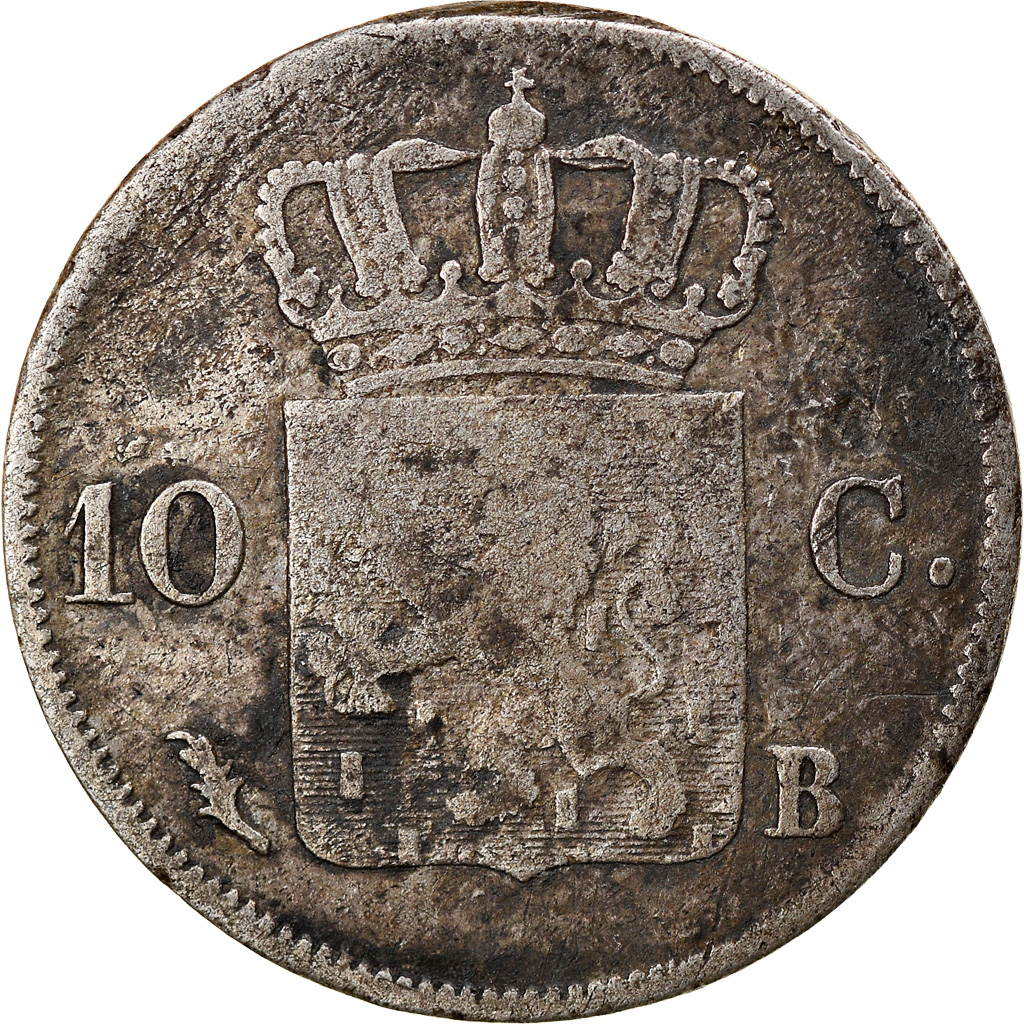 Coin, Netherlands, William I, 10 Cents, 1828, , Silver, KM:53