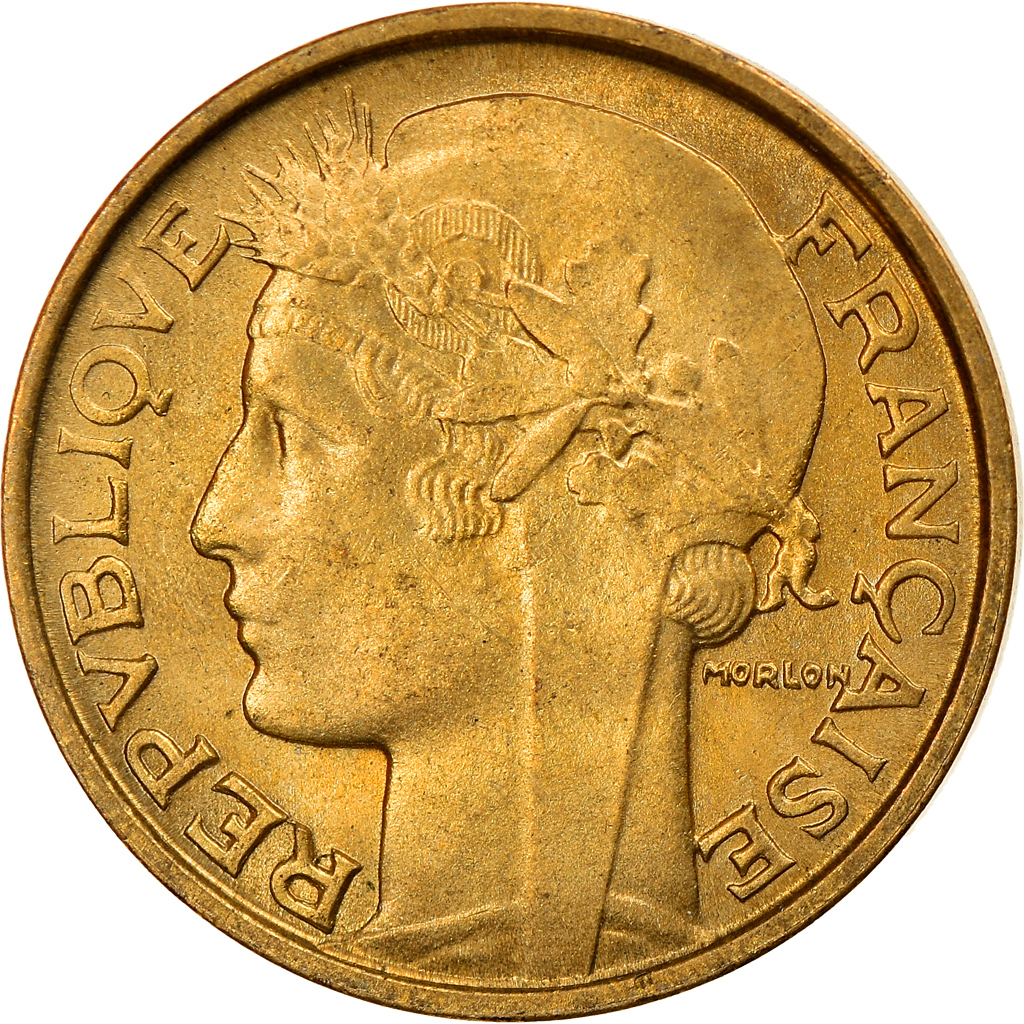 Coin, France, Morlon, 50 Centimes, 1932, 9 and 2 opened, 