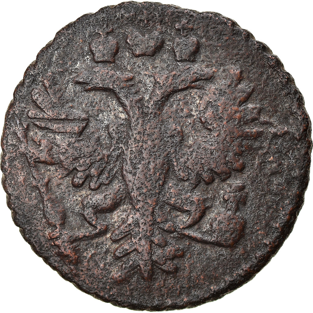 Coin, Russia, Polushka, 1/4 Kopek, 1731, , Copper, KM:187