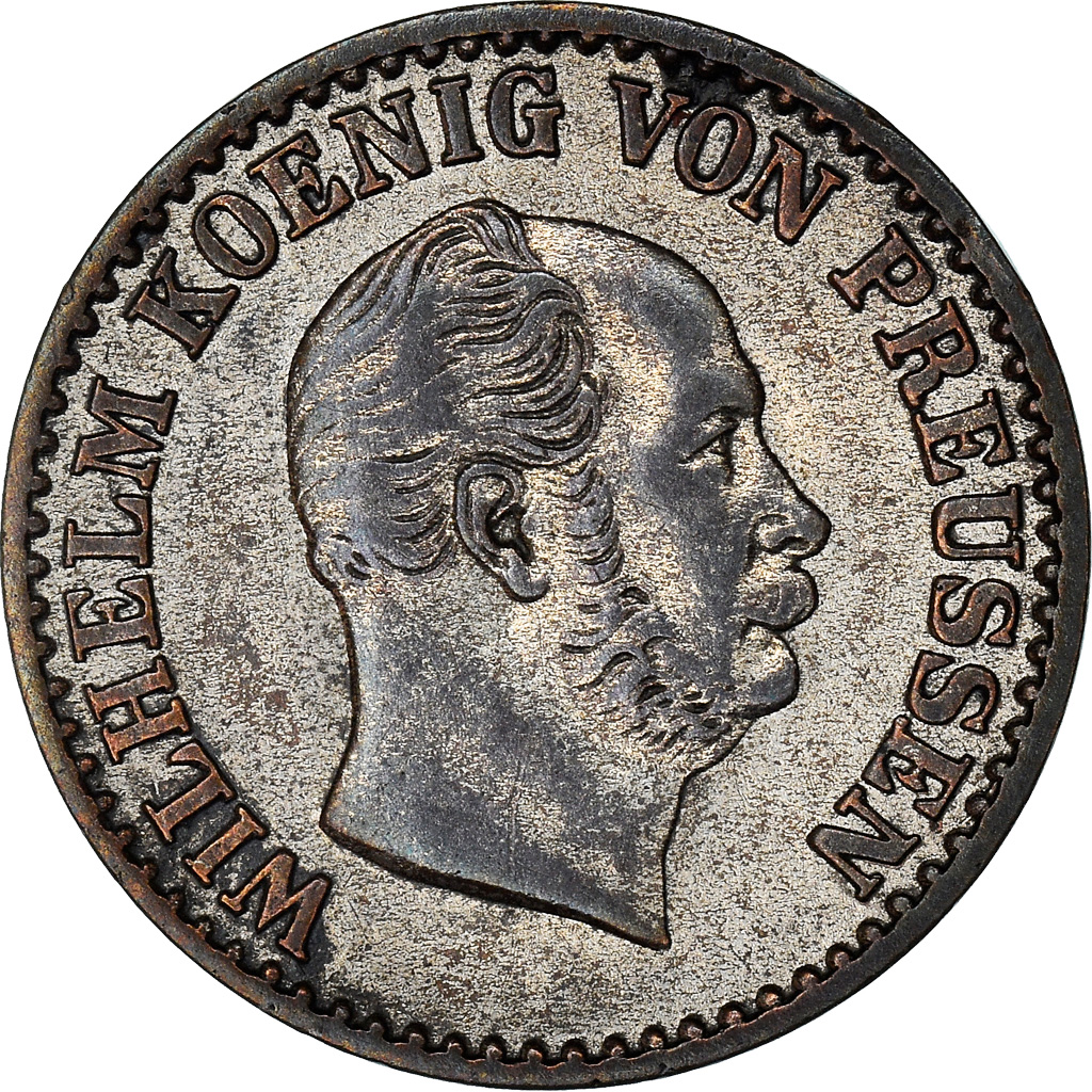 Coin, German States, PRUSSIA, Wilhelm I, Groschen, 1869, Frankfurt, 