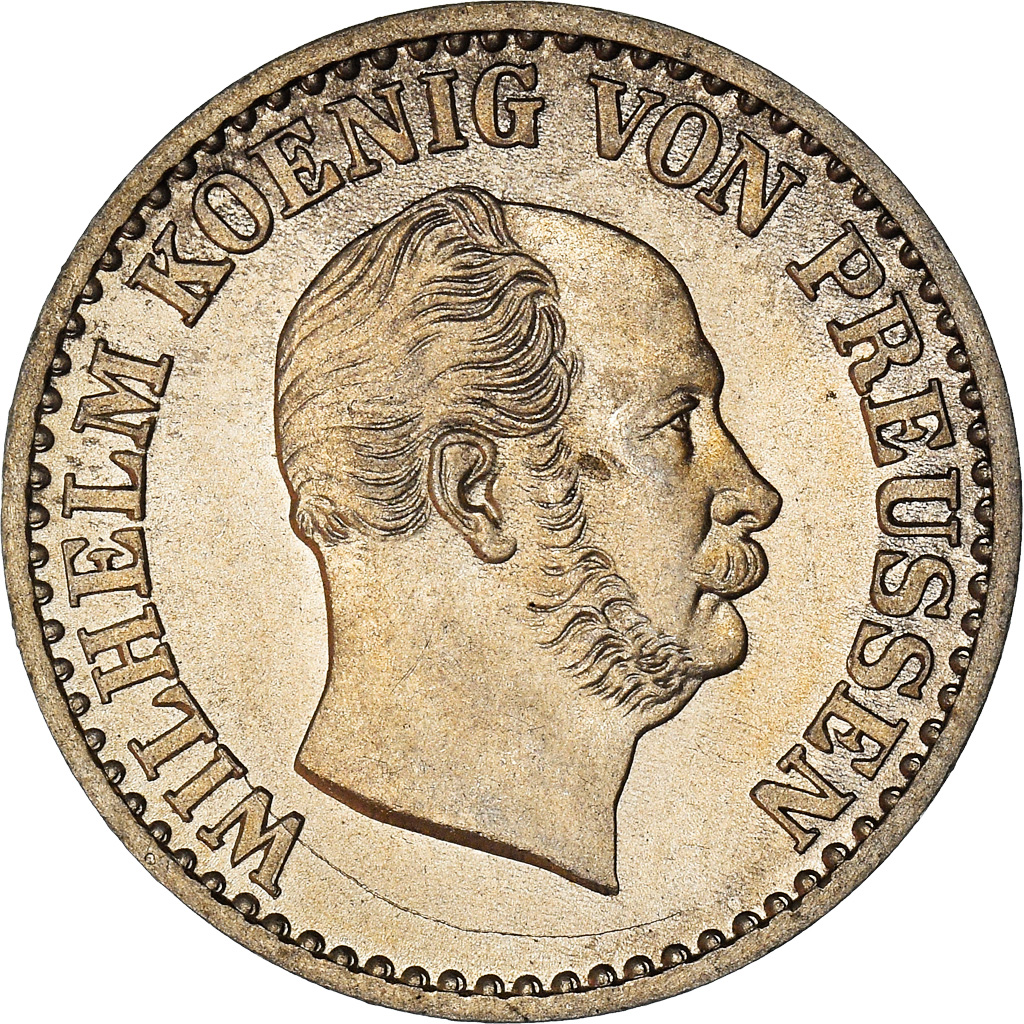 Coin, German States, PRUSSIA, Wilhelm I, Groschen, 1870, Frankfurt, 