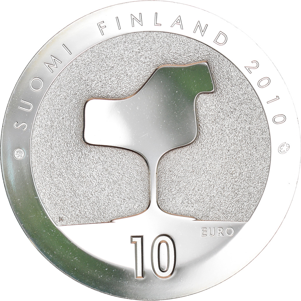 Finland, 10 Euro, Eero Saarinen, 2010, Vantaa, Proof, , Silver, KM:151