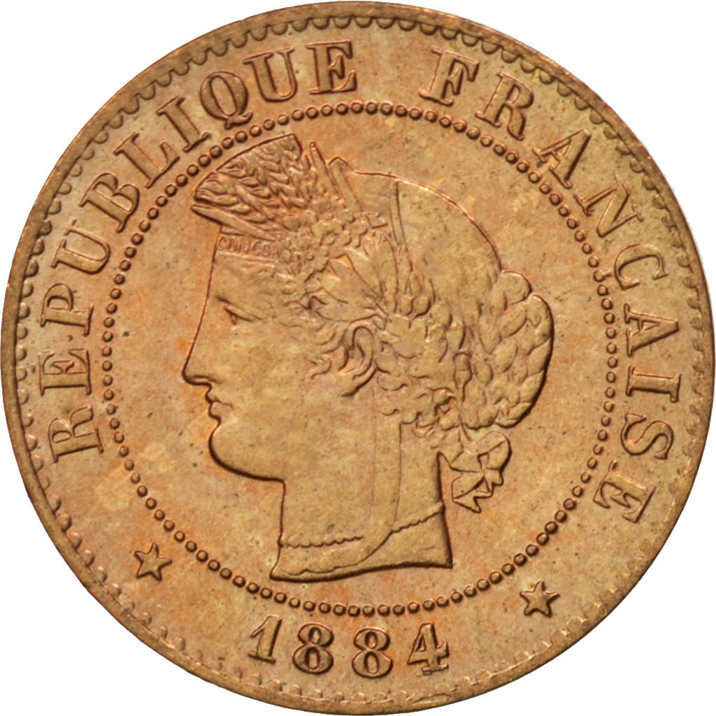 Coin, France, Cérès, Centime, 1884, Paris, , Bronze, KM:826.1