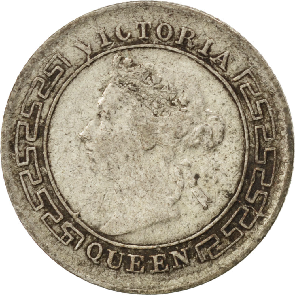 Coin, Ceylon, Victoria, 10 Cents, 1894, , Silver, KM:94