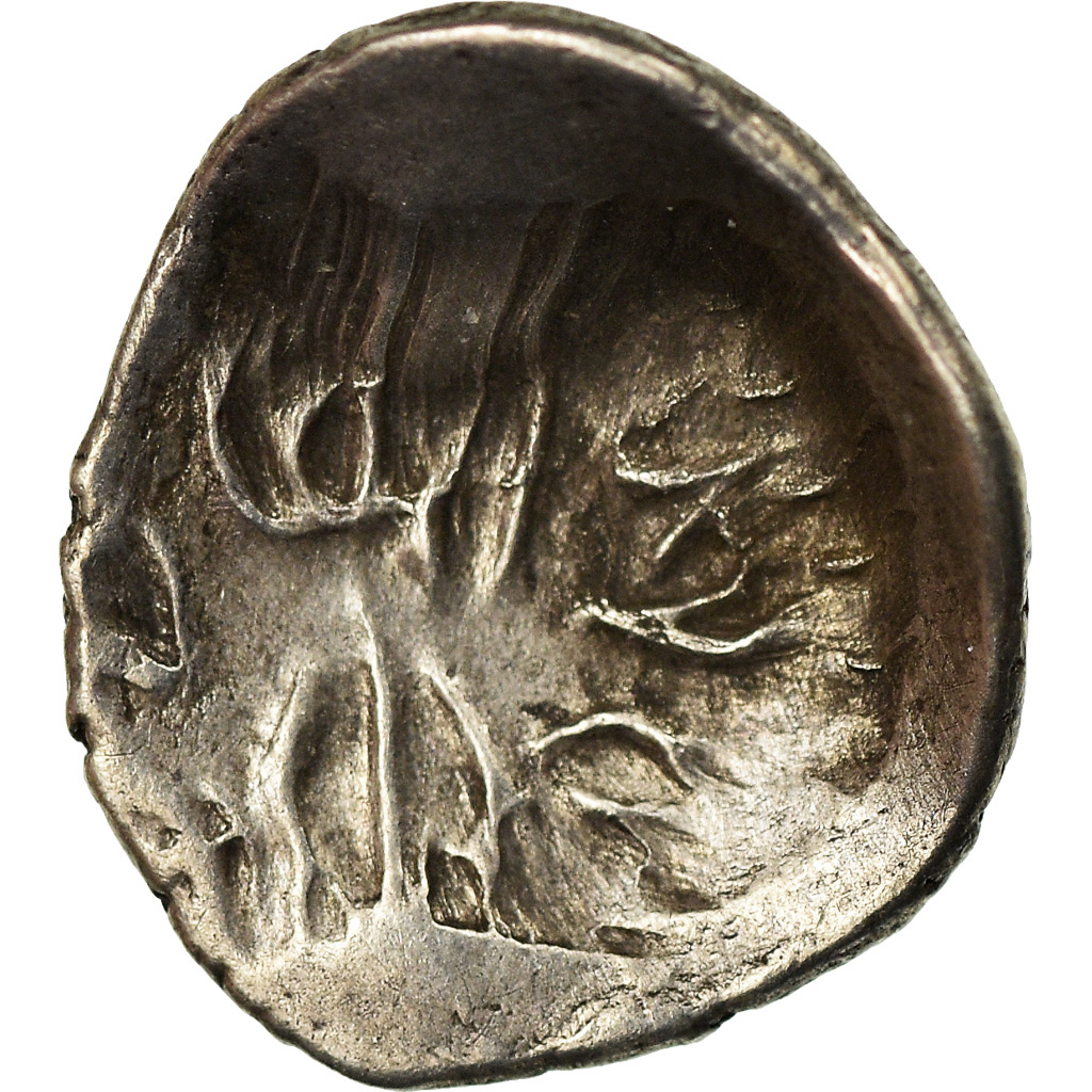 Coin, Śri Yashaaditya, Obol, 6TH CENTURY, Hunnic Tribes, VF, Silver