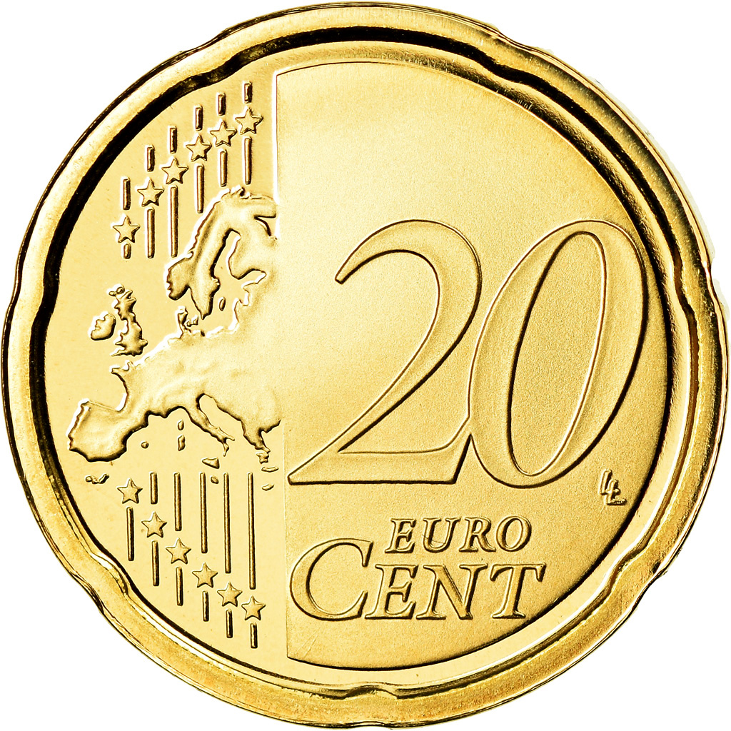 San Marino, 20 Euro Cent, 2009, Proof, STGL, Messing, KM:483