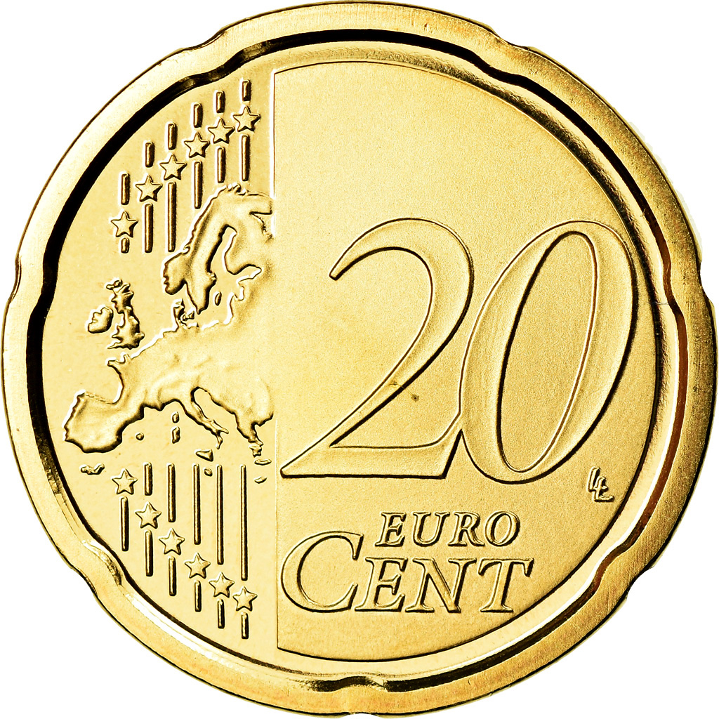 San Marino, 20 Euro Cent, 2011, Proof, STGL, Messing, KM:483