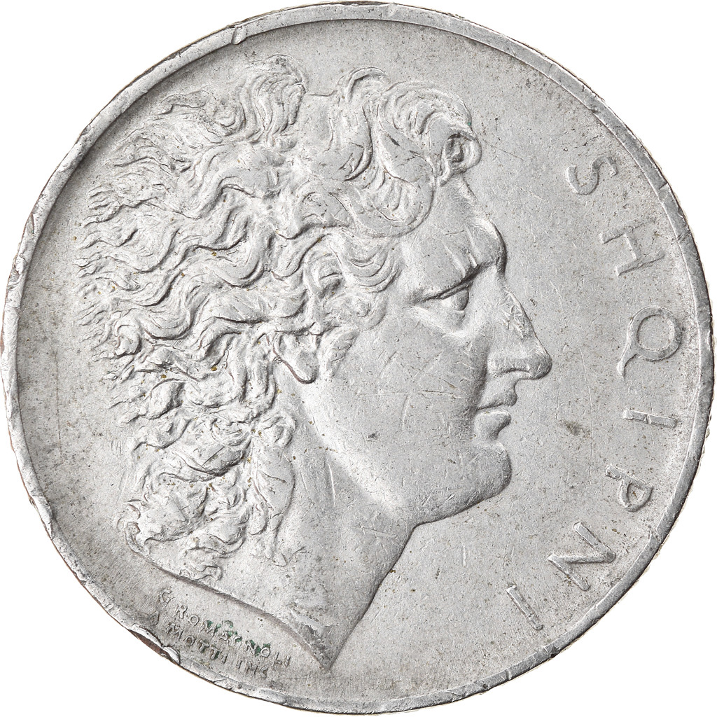 Münze, Albania, Lek, 1930, Rome, SS, Nickel, KM:5