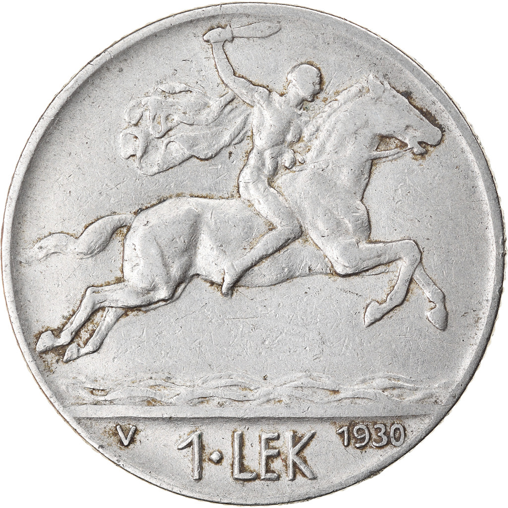 Coin, Albania, Lek, 1930, Rome, , Nickel, KM:5