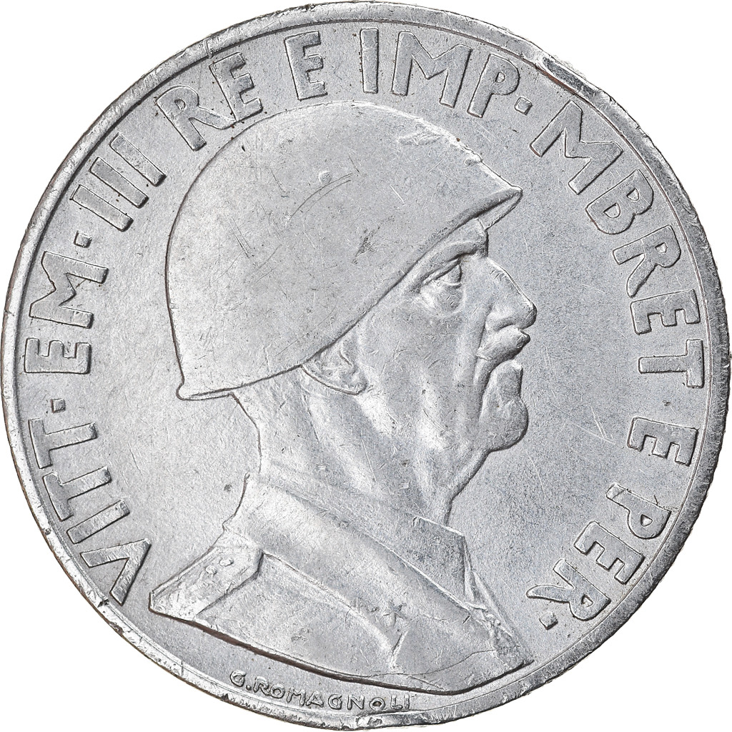 Coin, Albania, Vittorio Emanuele III, Lek, 1939, Rome, , Stainless